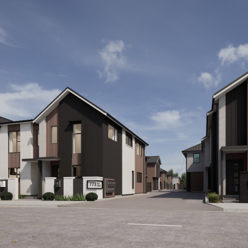High street development render
