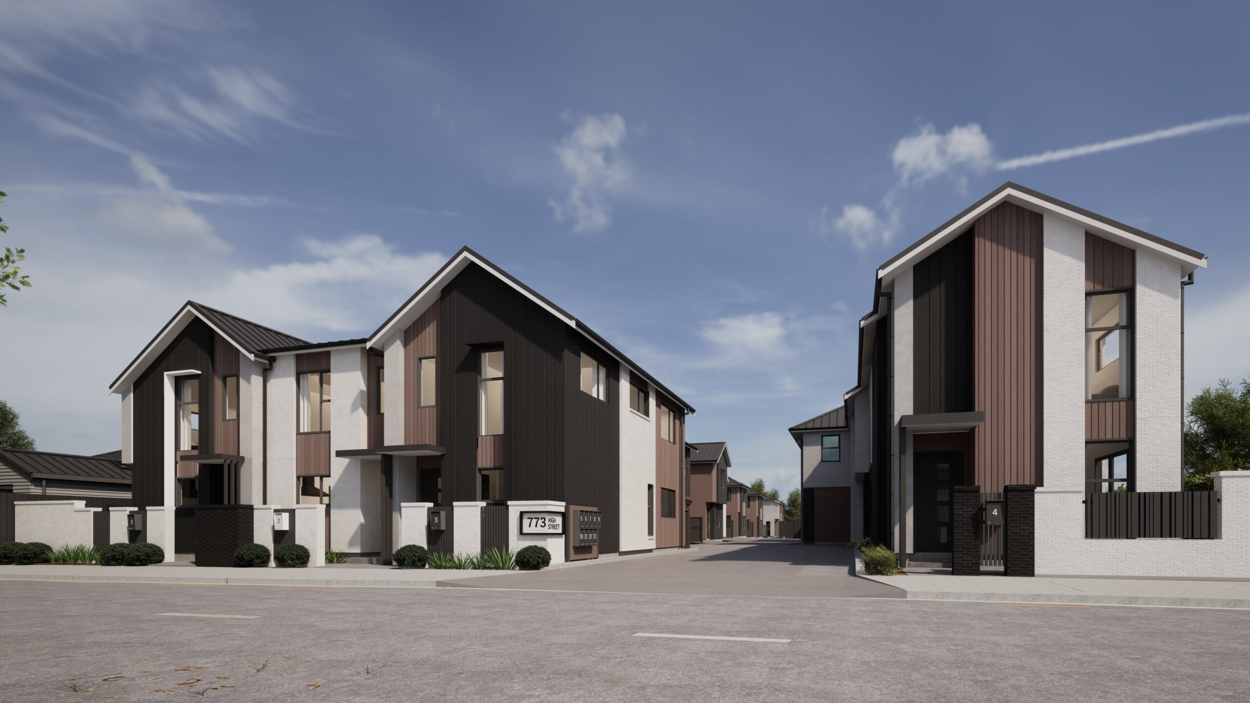 High street development render