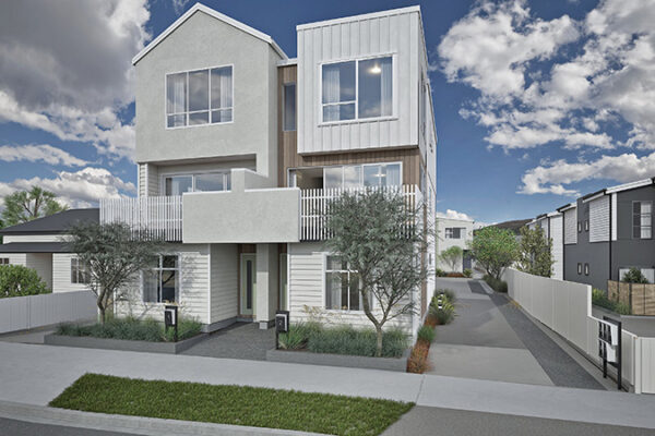 Two/Three Storey development render